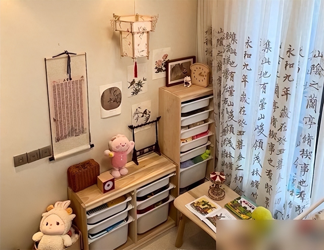 儿童房设计_高柜床收纳_什么是ins风儿童房