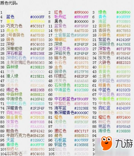 球球大作战名字颜色彩色