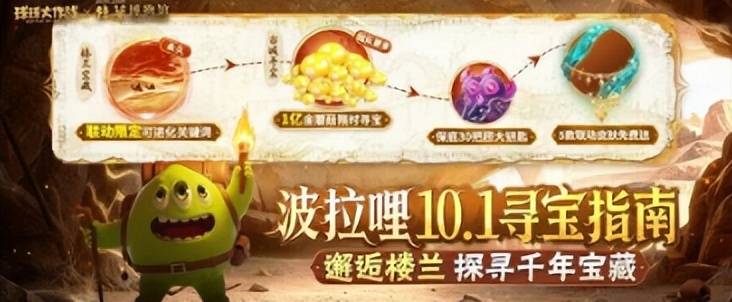 球球大作战隐藏关键词_波拉哩S10赛季楼兰联动_浩瀚沙海寻宝之旅