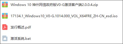 神州网信政府版激活_windows10神州网信政府版安全特性_windows10神州网信政府版V2022-L特点