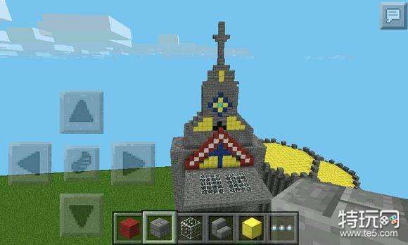 我的世界豪华城堡建造过程_我的世界DIY城堡建造教程_我的世界手机版小型城堡设计图