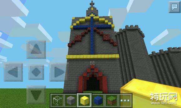 我的世界DIY城堡建造教程_我的世界豪华城堡建造过程_我的世界手机版小型城堡设计图