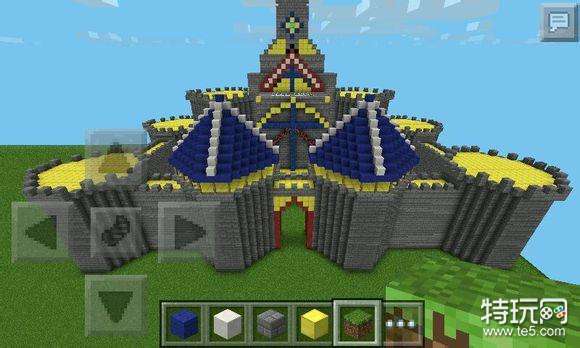 我的世界豪华城堡建造过程_我的世界手机版小型城堡设计图_我的世界DIY城堡建造教程
