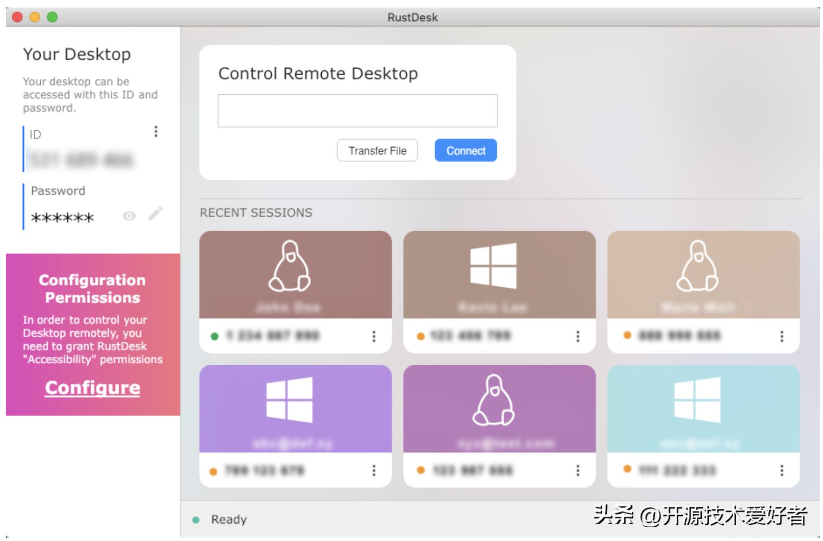 远程桌面要智能卡是怎么回事_跨平台自建服务远程办公_RustDesk开源远程桌面软件