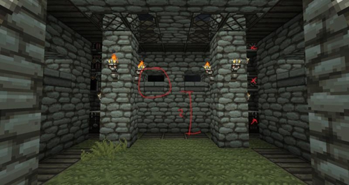 我的世界手机版小型城堡设计图_城堡建造教程_中世纪城堡建造方法