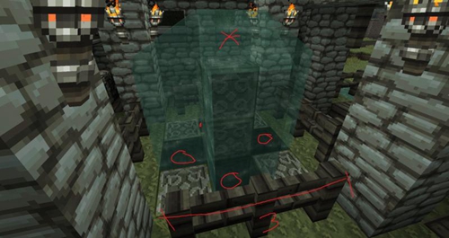 我的世界手机版小型城堡设计图_中世纪城堡建造方法_城堡建造教程