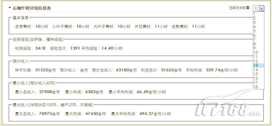 玩家必备!QQ农场作物计算器网页版