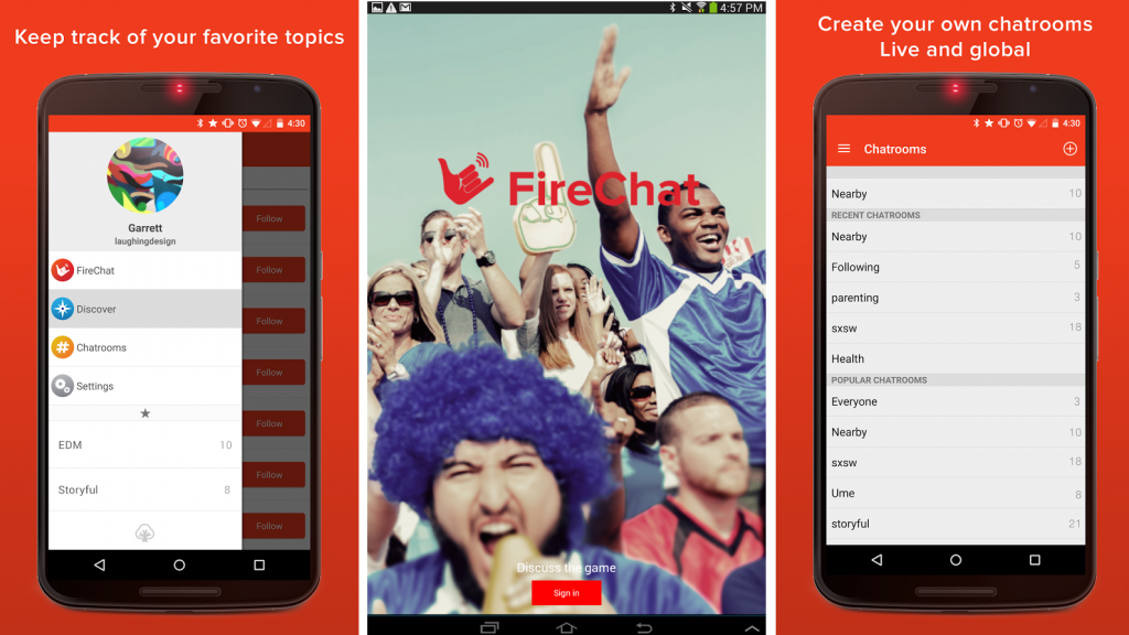 脱网即时通讯应用_Firechat 无需网络通讯软件_无需联网的聊天软件