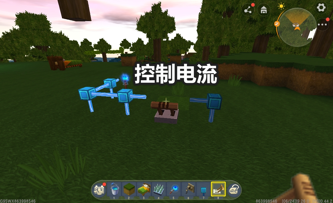 迷你世界开关电路机关制作_迷你世界做自动门教程_迷你世界开关高级用法